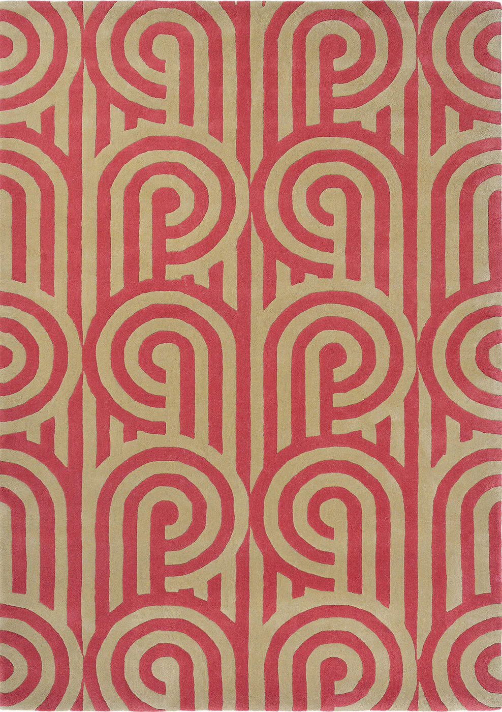 Florence Broadhurst Turnabouts Claret 039200