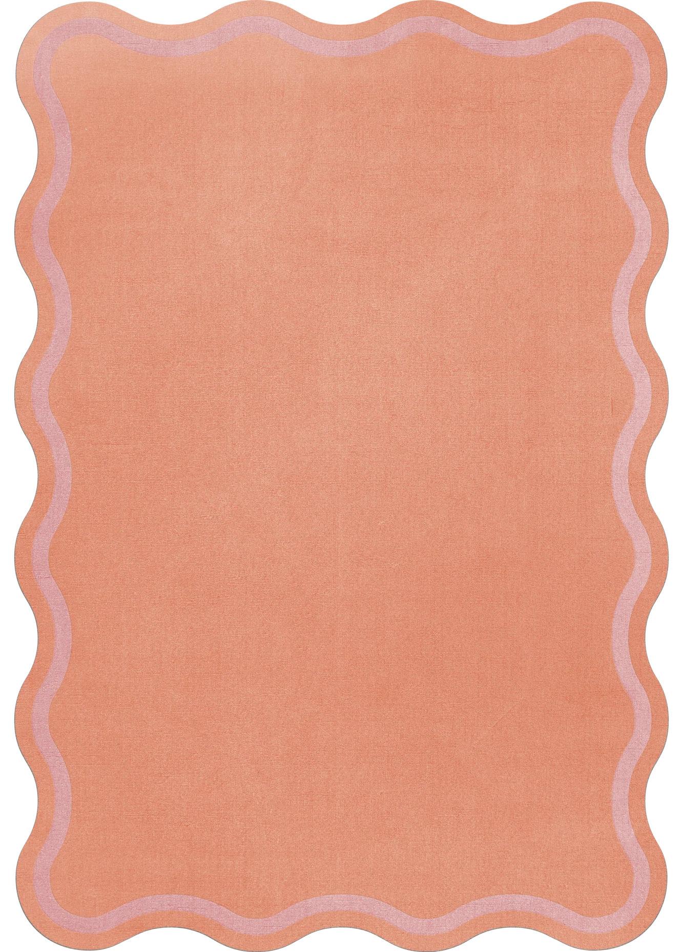 Layered Scallop Watermelon Pink