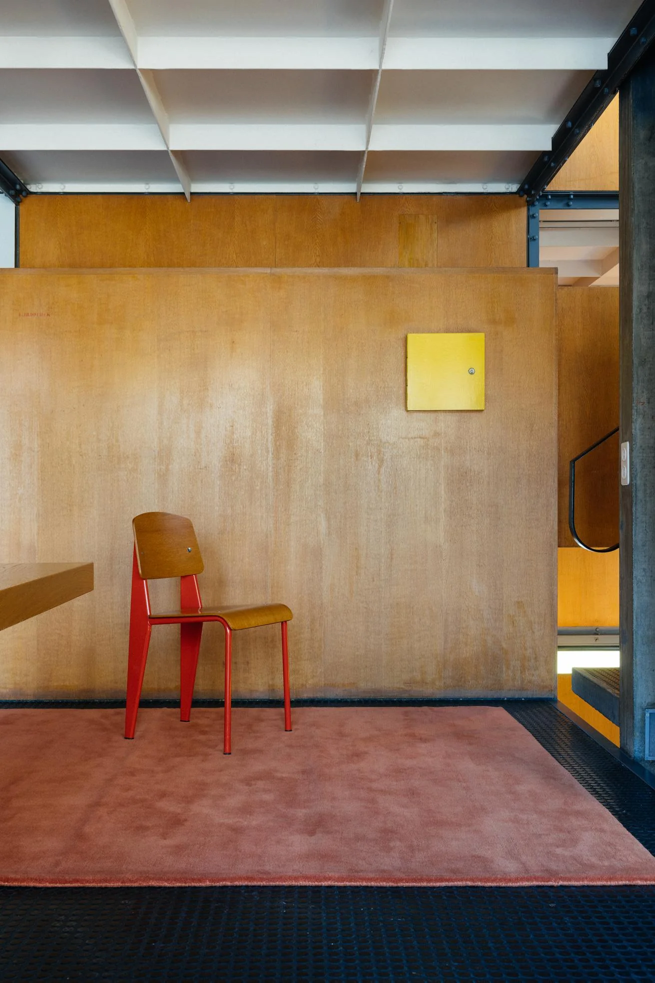Layered Solid Wool Red Ochre - Image 2