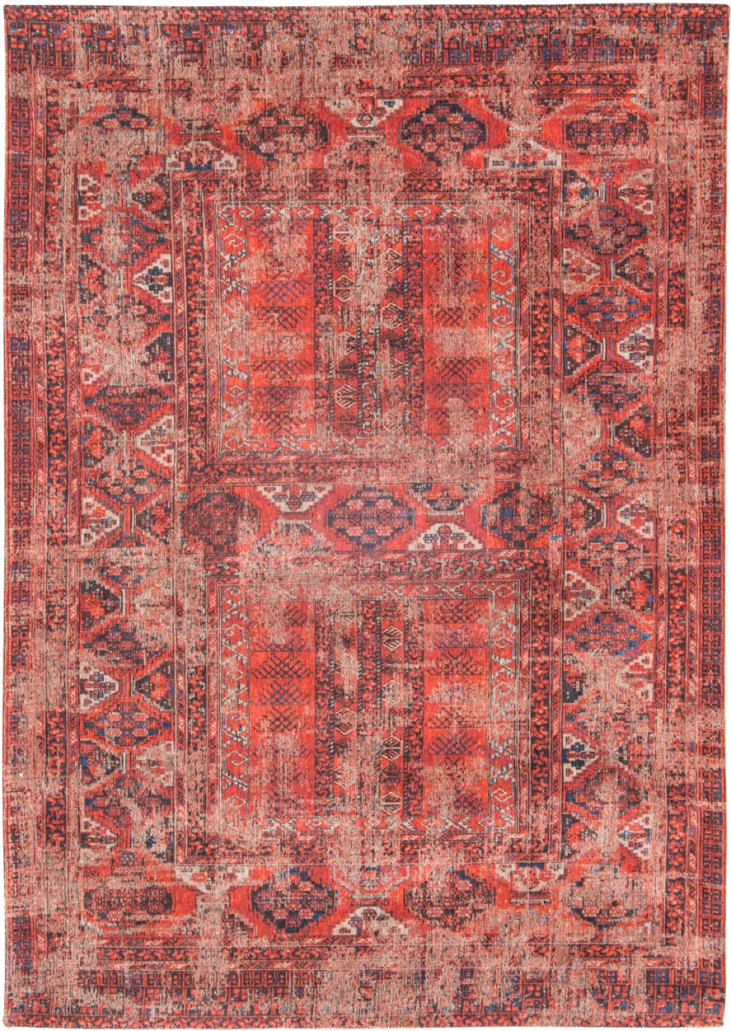 Louis de Poortere Antiquarian Antique Hadschlu 7-8-2 Red 8719