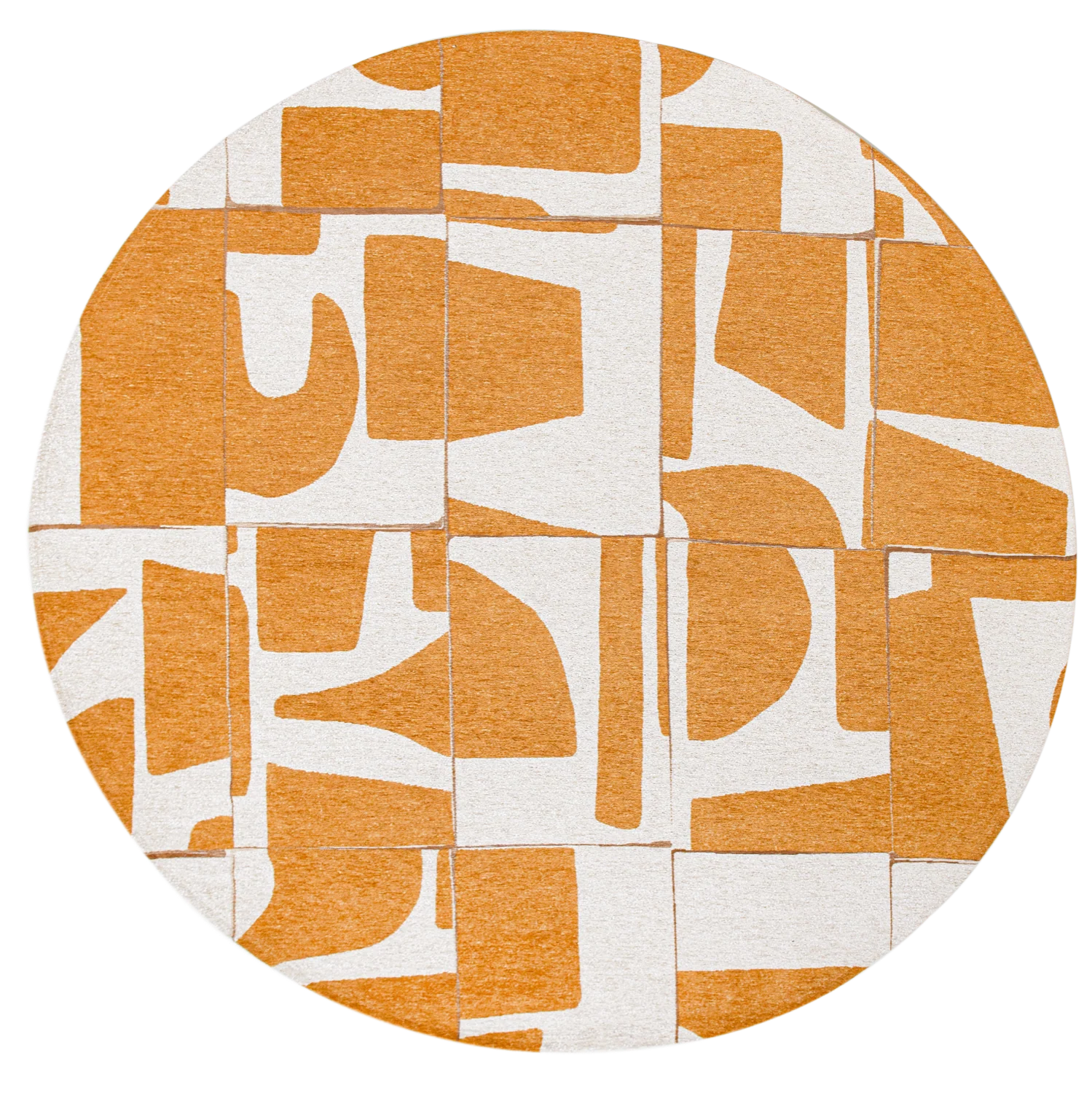 Louis de Poortere Craft Papercut Round Curry 9367