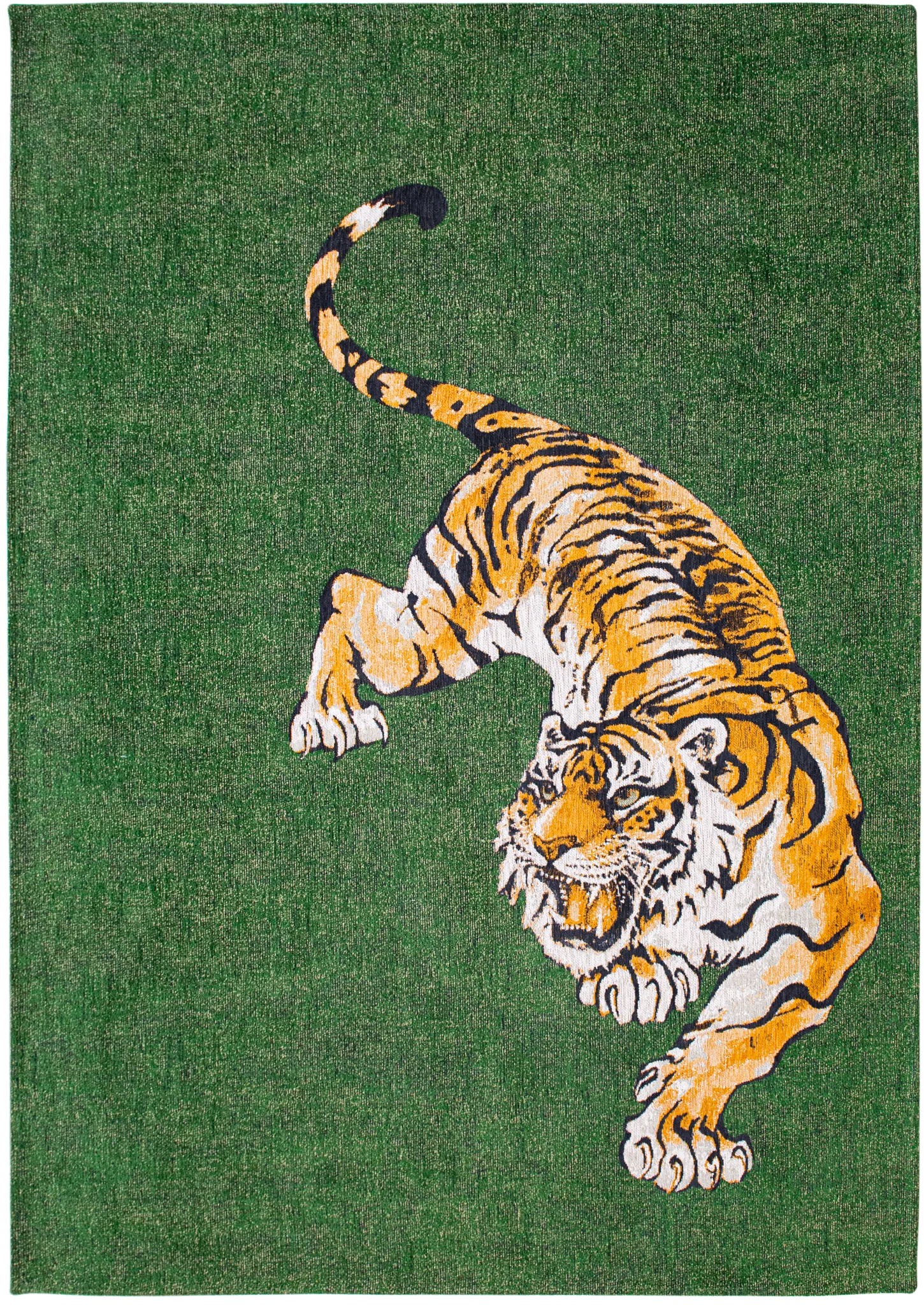 Louis de Poortere Pop Tiger Green On Fire 9388