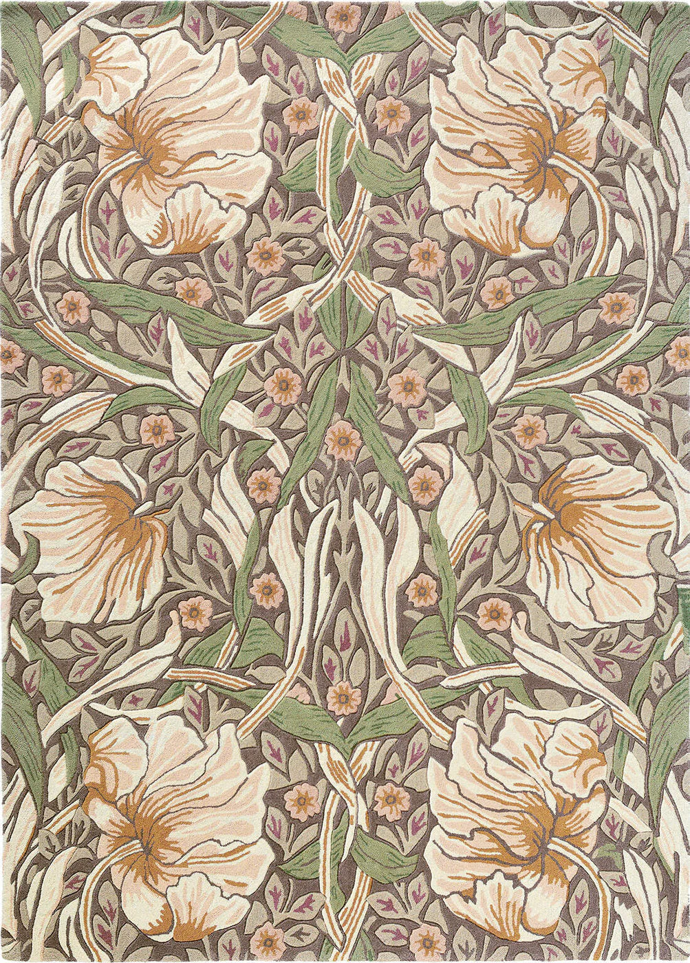 Morris & Co Pimpernel Aubergine 28805