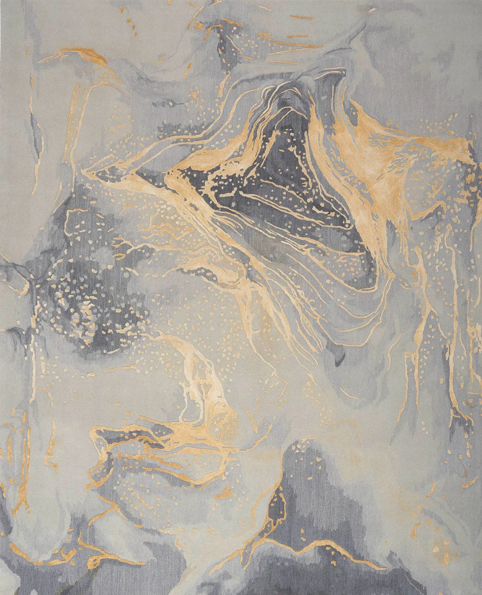 Nourison Prismatic Grey Gold PRS28