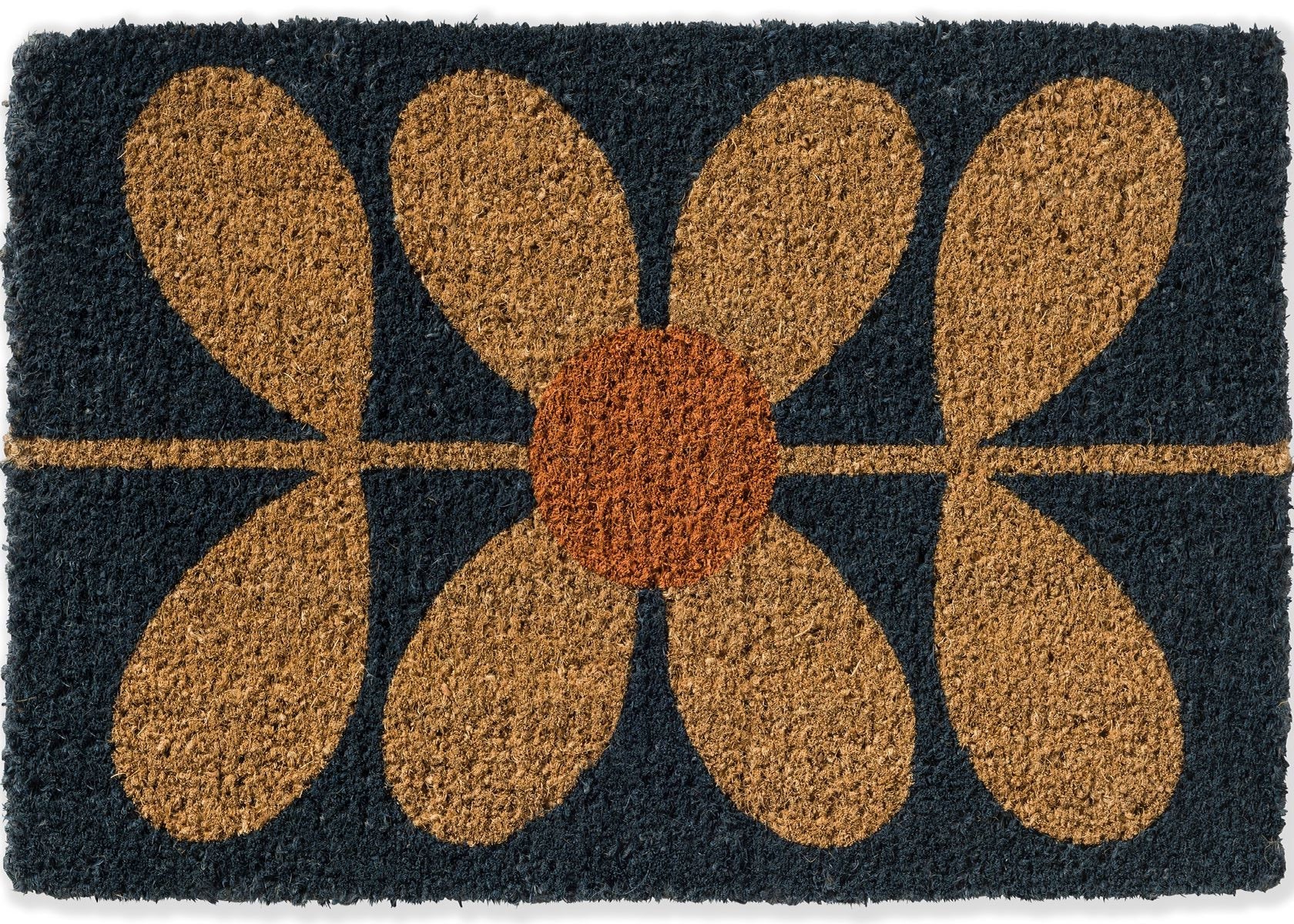 Orla Kiely Doormat Sixties Stem Navy 564008