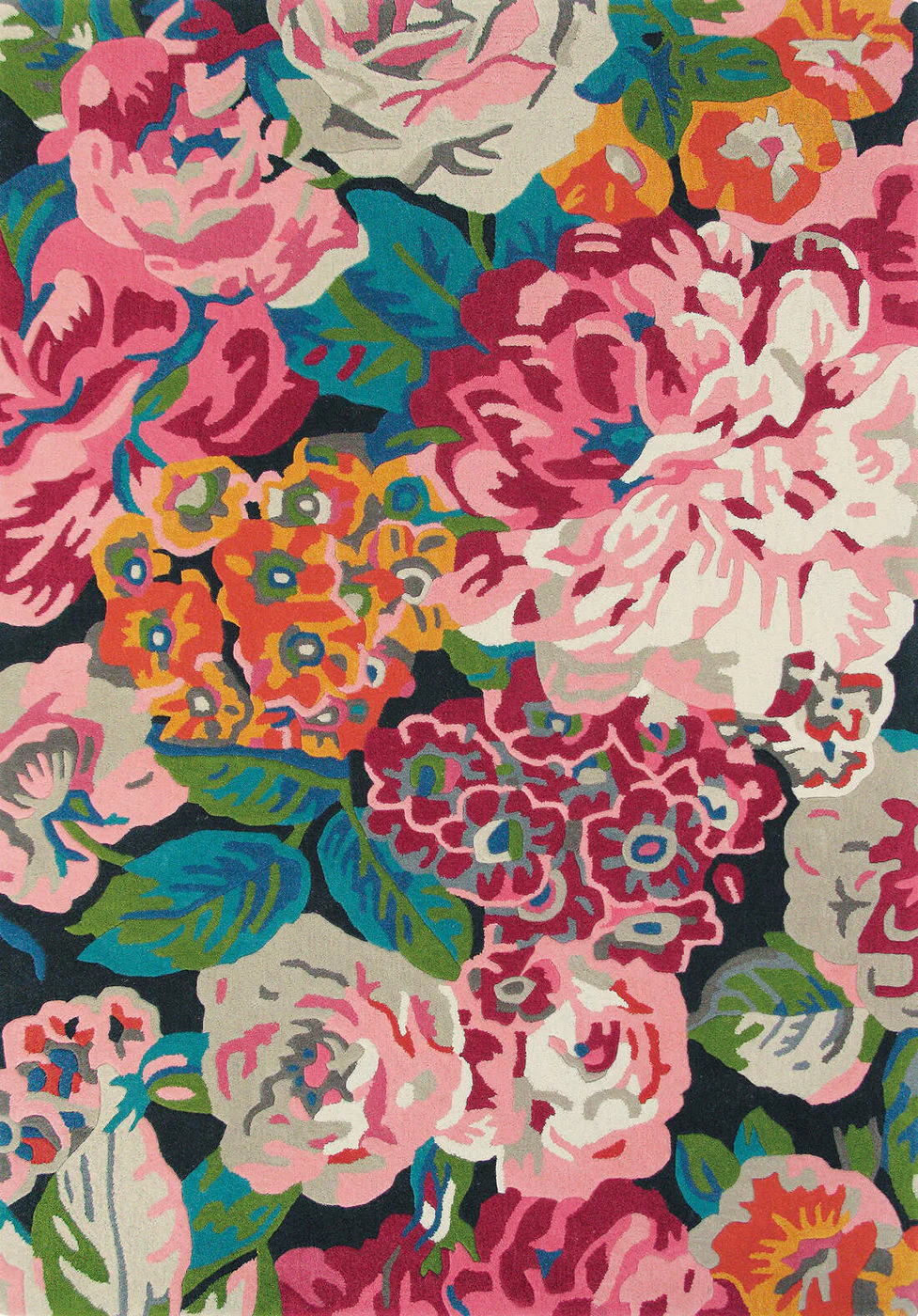 Sanderson Rose & Peony Cerise 45005