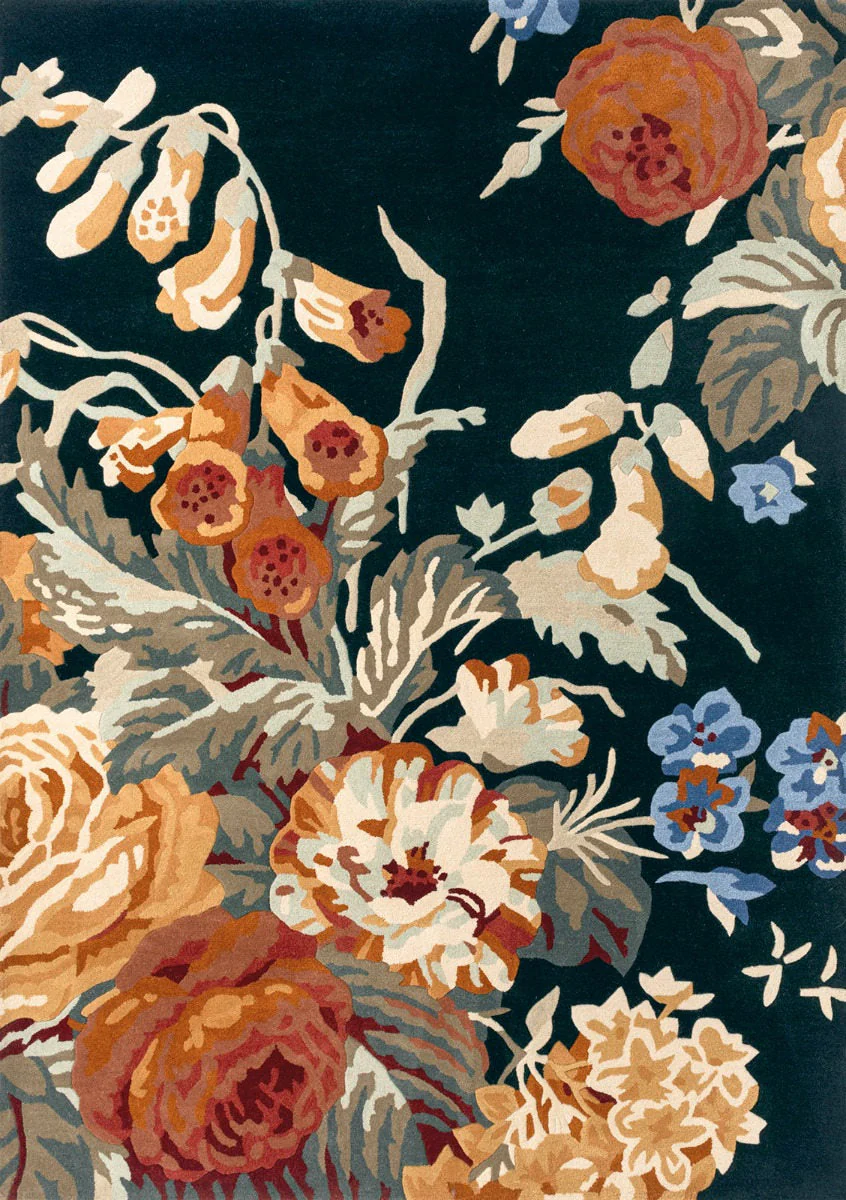 Sanderson Stapleton Park Navy Burnt Orange 45318 - Image 7